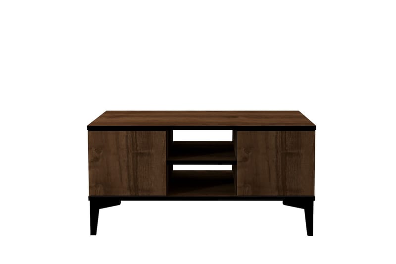 Meslek Sofabord 90 cm - Valnøtt/Svart - Møbler - Bord - Sofabord