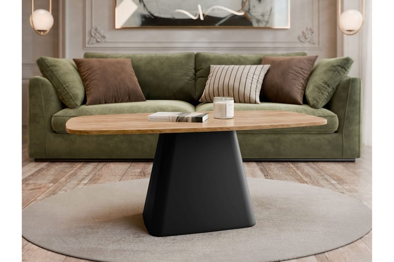 Meylor Sofabord 120 cm - Brun/Svart - Møbler - Bord - Sofabord