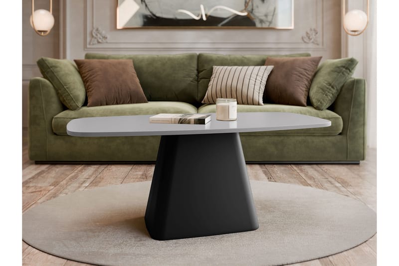 Meylor Sofabord 120 cm - Grå/Svart - Møbler - Bord - Sofabord