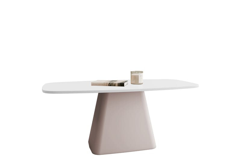 Meylor Sofabord 120 cm - Hvit/Beige - Møbler - Bord - Sofabord