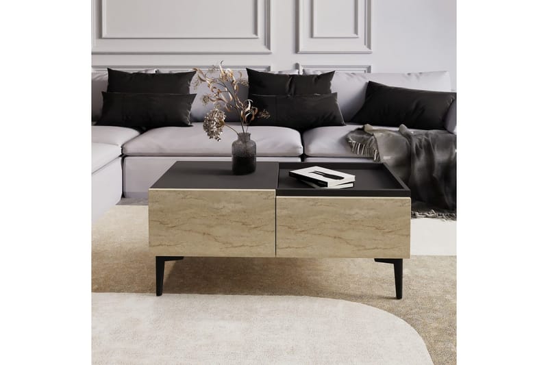 Mijara Sofabord 91,8 cm - Natur/Antrasitt - Møbler - Bord - Sofabord