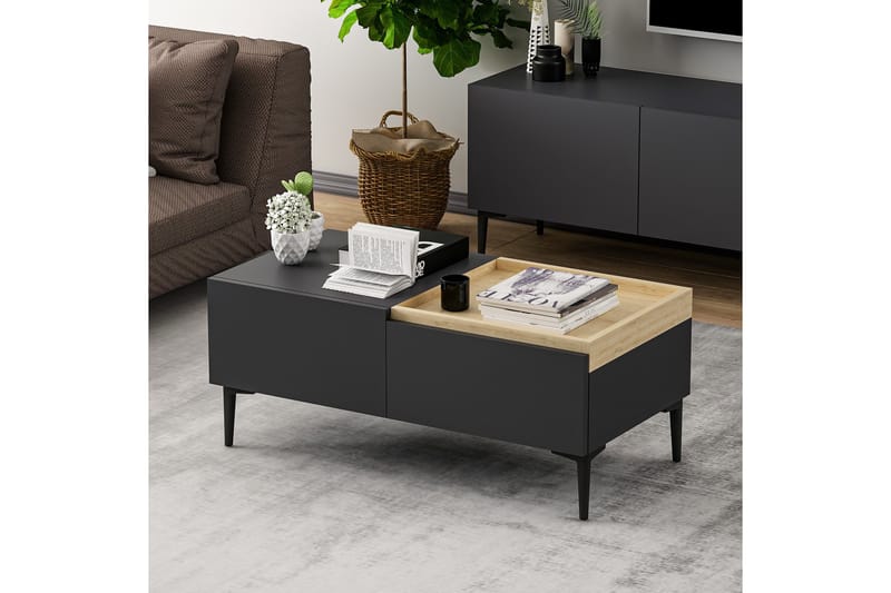 Mijara Sofabord 92 cm - Antrasitt - Møbler - Bord - Sofabord
