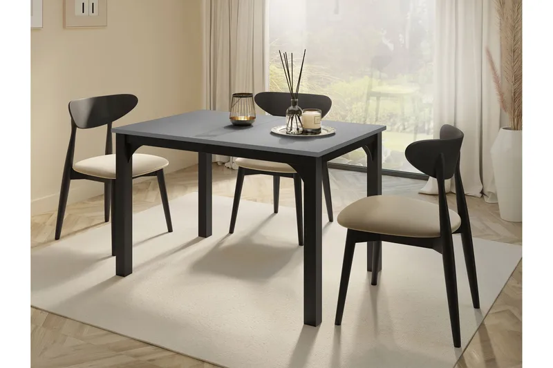 Millport Spisebord 158 cm - Svart - Møbler - Bord - Spisebord & kjøkkenbord