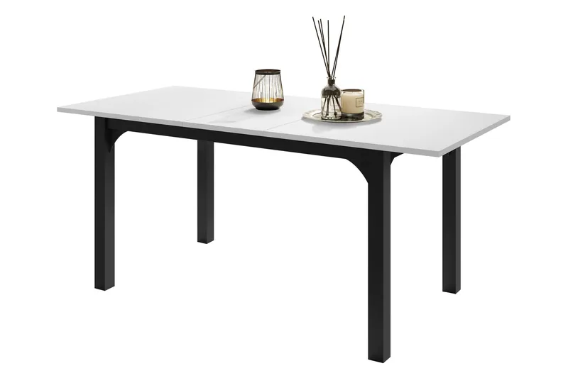 Millport Spisebord 178 cm - Svart Og Hvitt - Møbler - Bord - Spisebord & kjøkkenbord