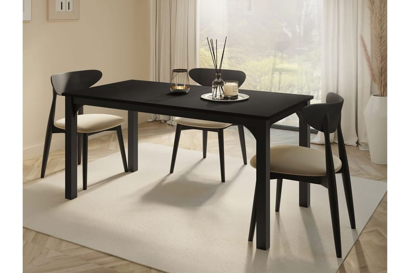 Millport Spisebord 198 cm - Svart - Møbler - Bord - Spisebord & kjøkkenbord
