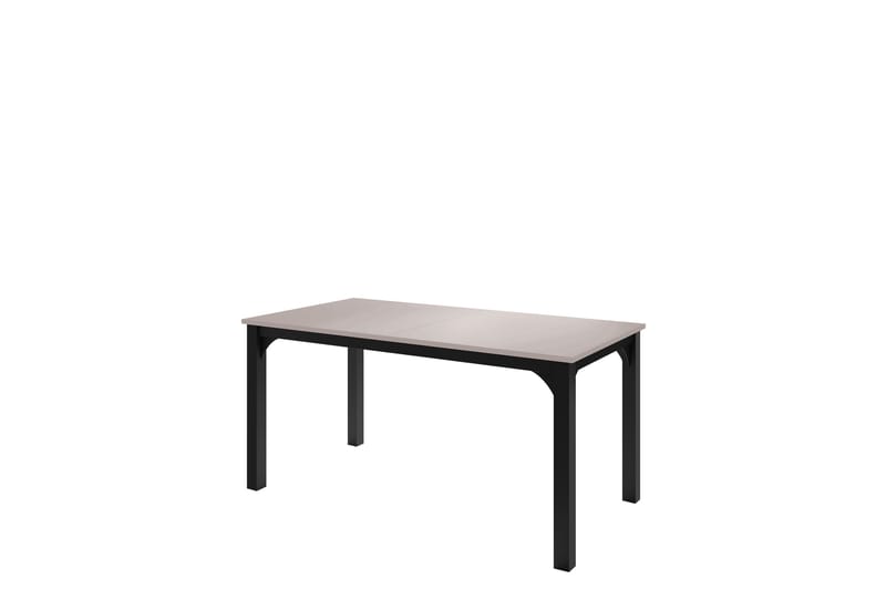 Millport Spisebord 198 cm, Svart/Beige