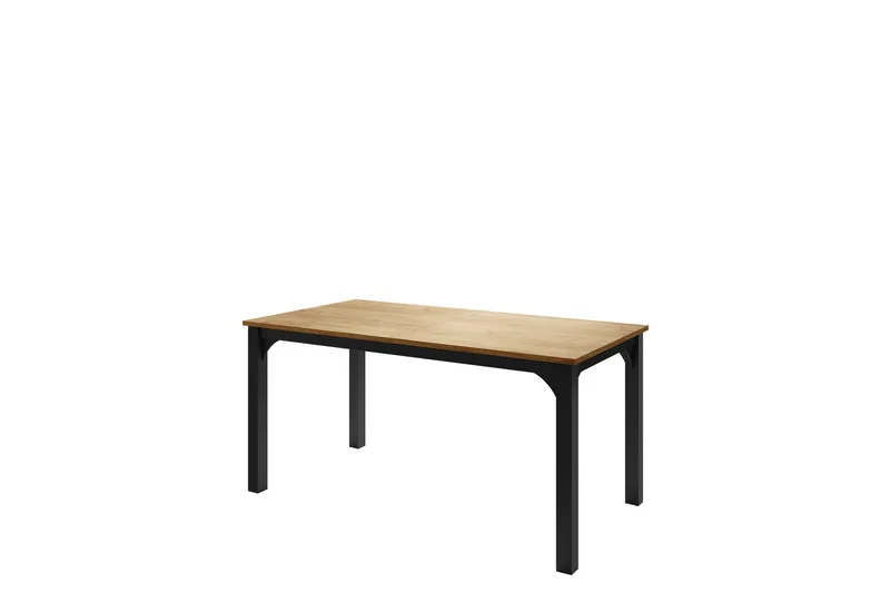 Millport Spisebord 198 cm, Svart/Brun