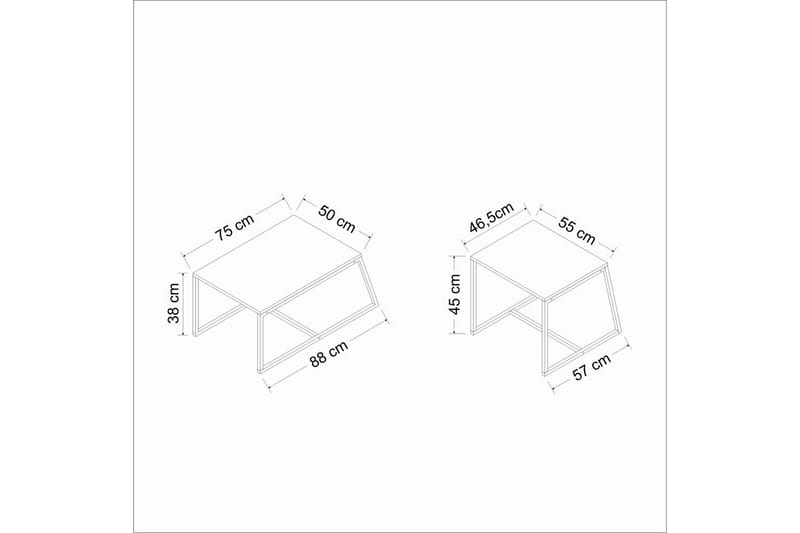 Minimal Sofabord 75 cm - Natur - Møbler - Bord - Sofabord