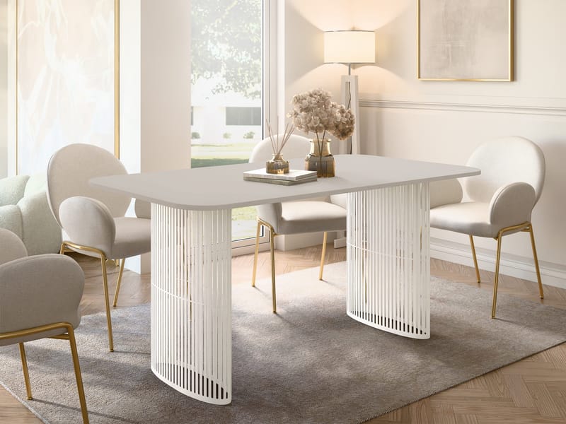 Mirion Spisebord uttrekkbart 160-236 cm - beige - Møbler - Bord - Spisebord & kjøkkenbord