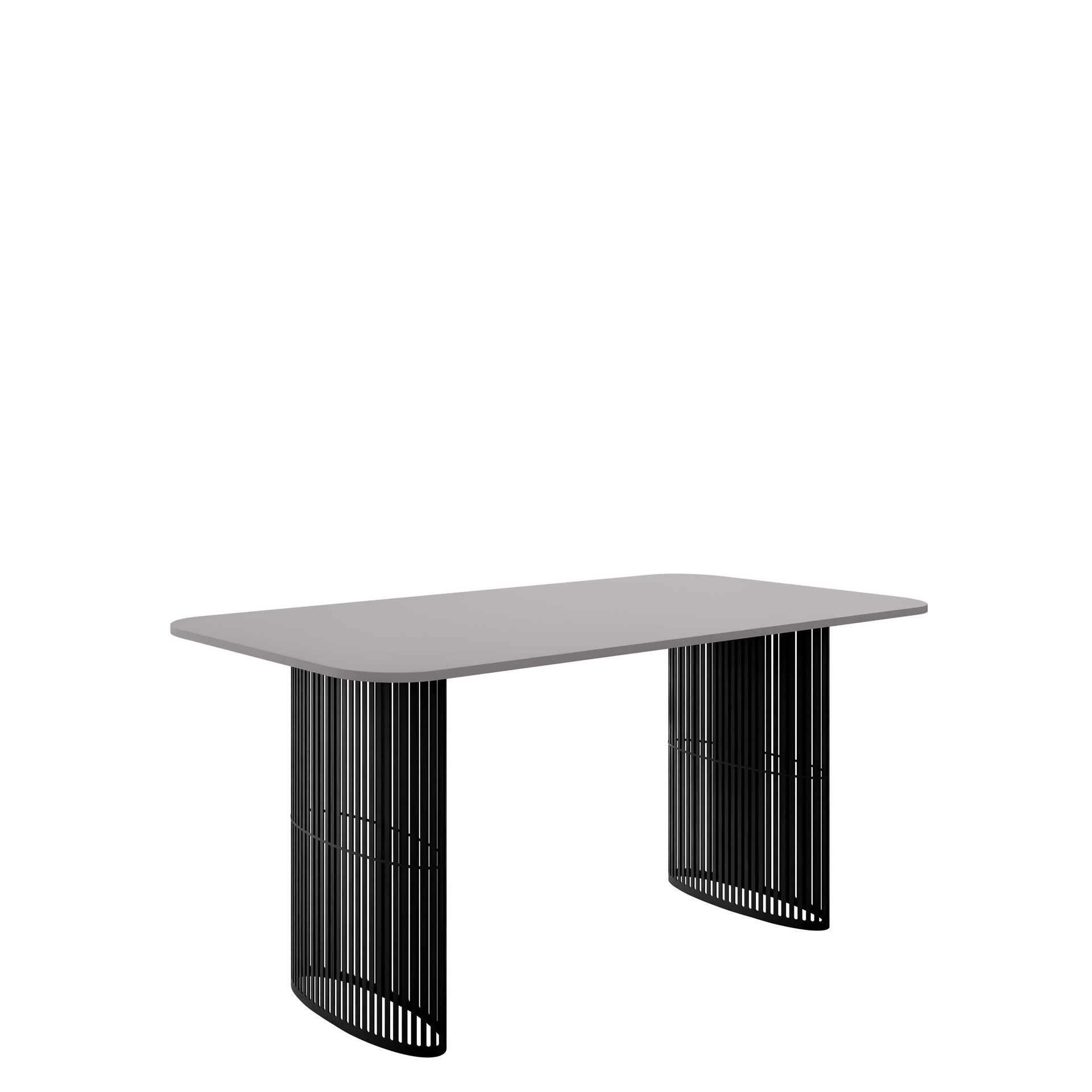 Mirion Spisebord uttrekkbart 160-236 cm - svart, grå