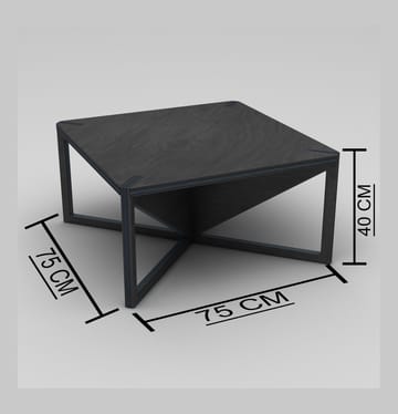 Mirona Sofabord 75 cm - Svart - Møbler - Bord - Sofabord