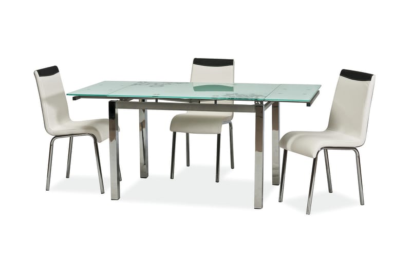 Miteda Forlengningsbart Spisebord 110 cm - Glass - Spisebord & kjøkkenbord
