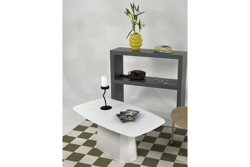 Miu Sofabord 100 cm - Hvit - Møbler - Bord - Sofabord