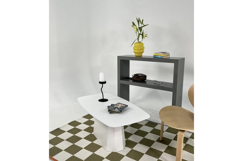 Miu Sofabord 100 cm - Hvit - Møbler - Bord - Sofabord