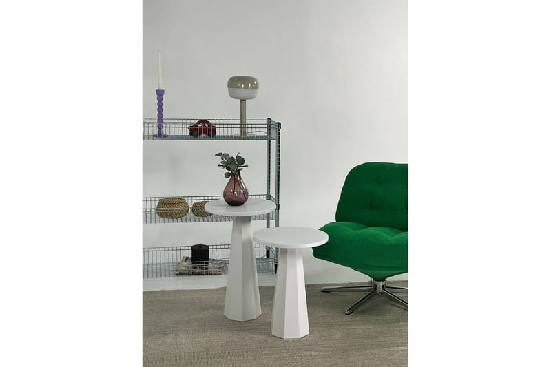 Miu Sofabord 35 cm - Hvit - Møbler - Bord - Sofabord