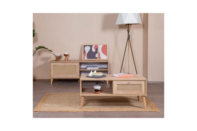 Mjudi Sofabord 55 cm - Brun - Møbler - Bord - Sofabord
