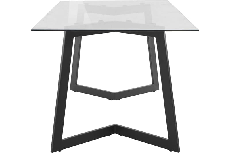 Mohakli Spisebord 4-seter - Hvit/Svart - Spisebord & kjøkkenbord