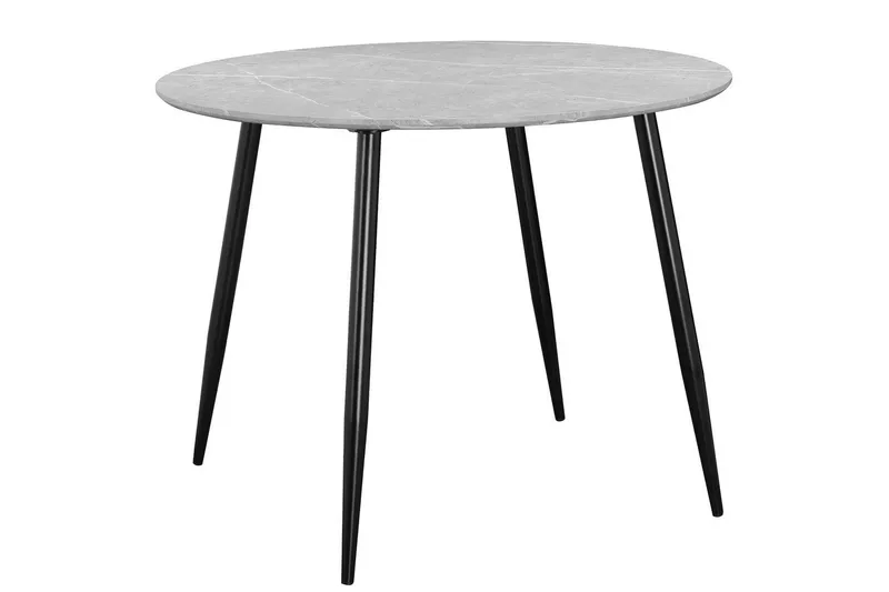 Monza Spisebord Rundt 100 cm - Grå - Møbler - Bord - Spisebord & kjøkkenbord