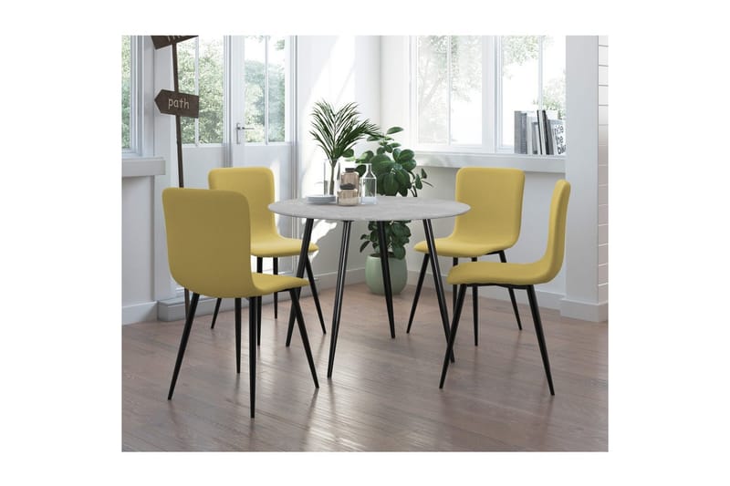 Monza Spisebord Rundt 100 cm - Grå - Møbler - Bord - Spisebord & kjøkkenbord