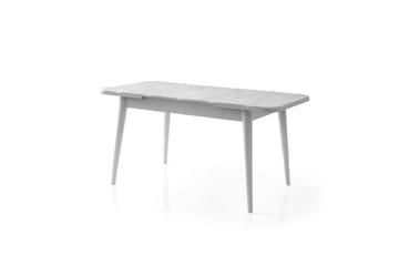 Morin Spisebord 130 cm Rektangulær - Hvit - Møbler - Bord - Spisebord & kjøkkenbord