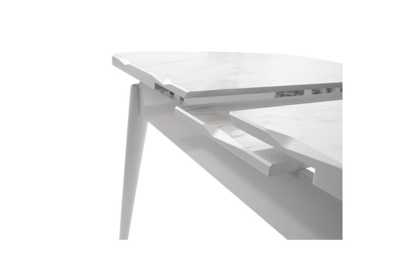 Morin Spisebord 130 cm Rektangulær - Hvit - Møbler - Bord - Spisebord & kjøkkenbord