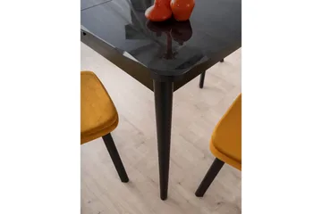Morin Spisebord 130 cm Rektangulær - Sort - Møbler - Bord - Spisebord & kjøkkenbord