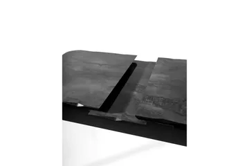 Morin Spisebord 130 cm Rektangulær - Sort - Møbler - Bord - Spisebord & kjøkkenbord