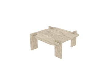 Morricus sofabord 90 cm kvadratisk - Travertin - Møbler - Bord - Sofabord
