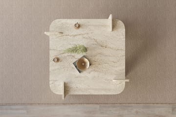 Morricus sofabord 90 cm kvadratisk - Travertin - Møbler - Bord - Sofabord