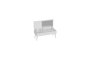 Morven Sminkebord 79,4 cm - Hvit - Møbler - Bord - Sminkebord & toalettbord
