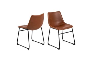Motona spisegruppe 160 cm + 4 stk. Romia-spisestoler - Svart - Møbler - Bord - Spisegrupper