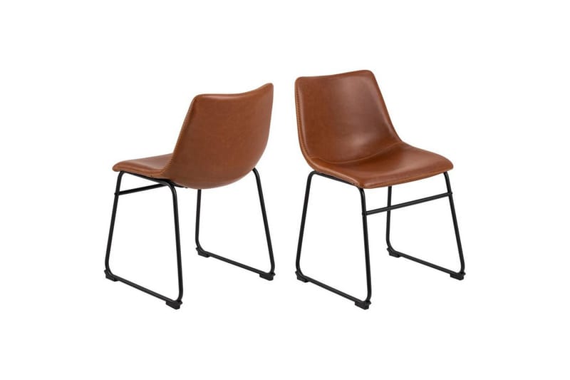 Motona spisegruppe 160 cm + 4 stk. Romia-spisestoler - Svart - Møbler - Bord - Spisegrupper