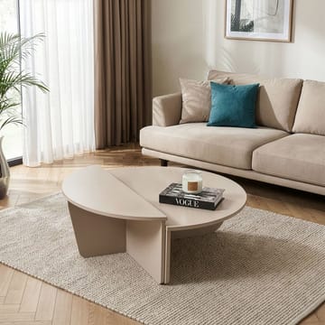 Mukund Rundt Sofabord i Lyst Tre - Beige - Møbler - Bord - Sofabord