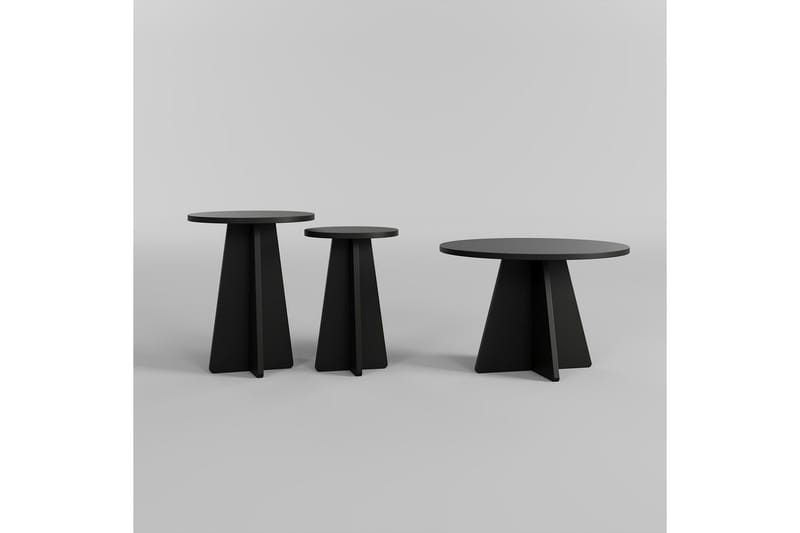 Munne Sofabord 60 cm, Svart