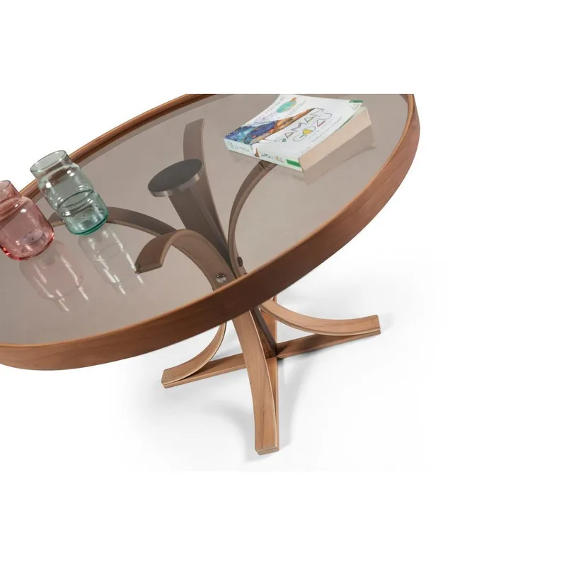 Namarta Sofabord 80 cm - Mørkebrun - Møbler - Bord - Sofabord