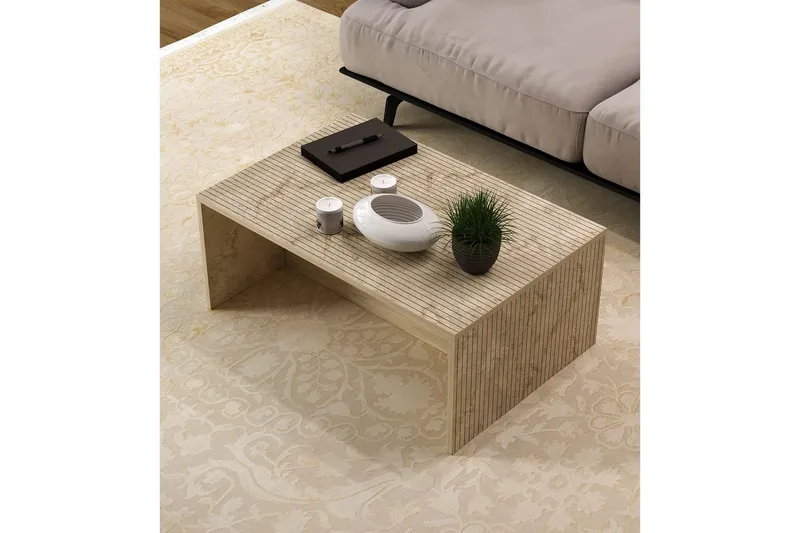 Naro Sofabord 90 cm - Beige - Møbler - Bord - Sofabord
