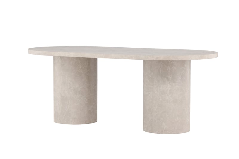 Narvik Spisebord 200 cm Rektangulært - Beige - Møbler - Bord - Spisebord & kjøkkenbord