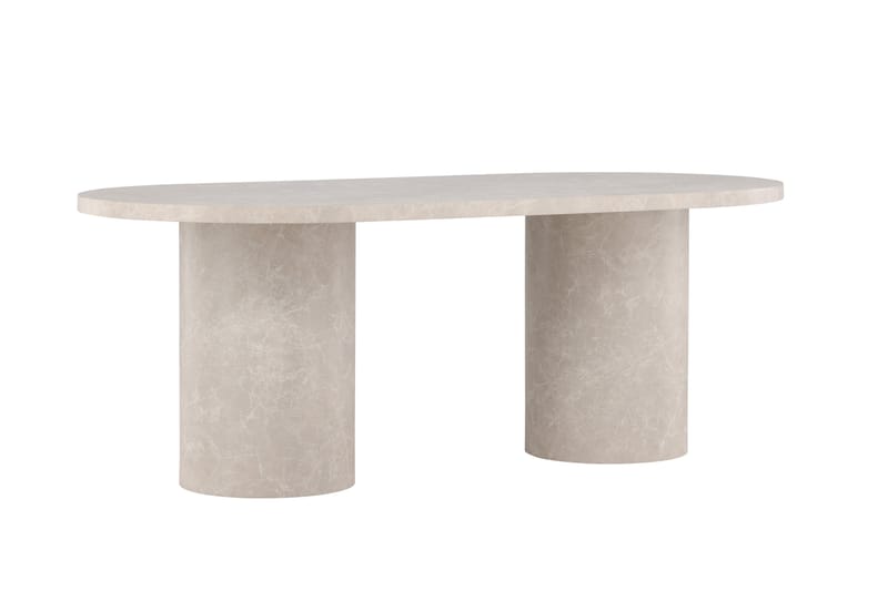 Narvik Spisebord 200 cm Rektangulært - Beige - Møbler - Bord - Spisebord & kjøkkenbord