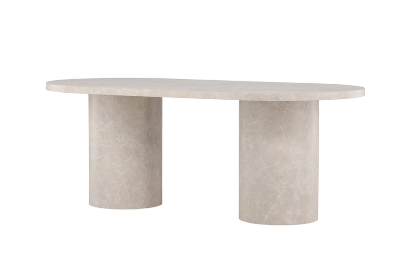 Narvik Spisebord 200 cm Rektangulært - Beige - Møbler - Bord - Spisebord & kjøkkenbord