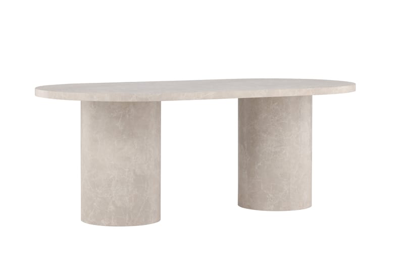 Narvik Spisebord 200 cm Rektangulært - Beige - Møbler - Bord - Spisebord & kjøkkenbord