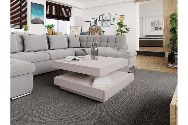 Nenani Sofabord 70 cm - Beige - Møbler - Bord - Sofabord