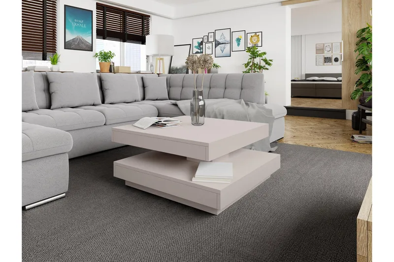 Nenani Sofabord 70 cm - Beige - Møbler - Bord - Sofabord