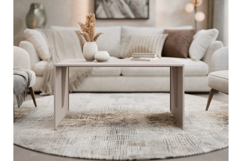 Nerima Sofabord 100 cm - Beige - Møbler - Bord - Sofabord