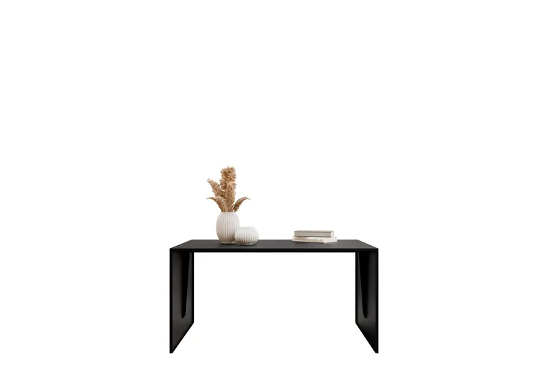 Nerima Sofabord 100 cm Rektangulært i Tre, Sort