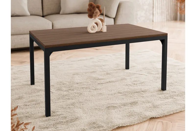 Nerima Sofabord 100 cm - Svart/Brun - Møbler - Bord - Sofabord