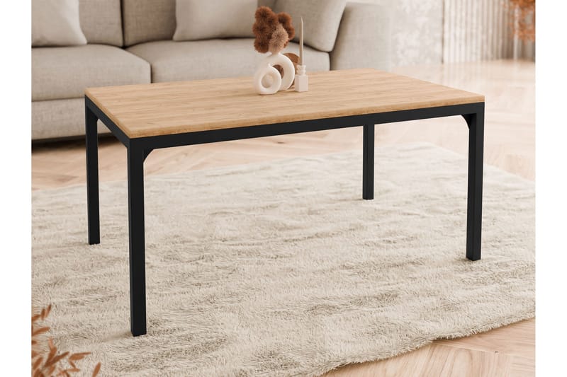 Nerima Sofabord 100 cm - Svart/Brun - Møbler - Bord - Sofabord