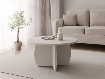 Neyloren Sofabord rundt 74 cm - beige - Møbler - Bord - Sofabord