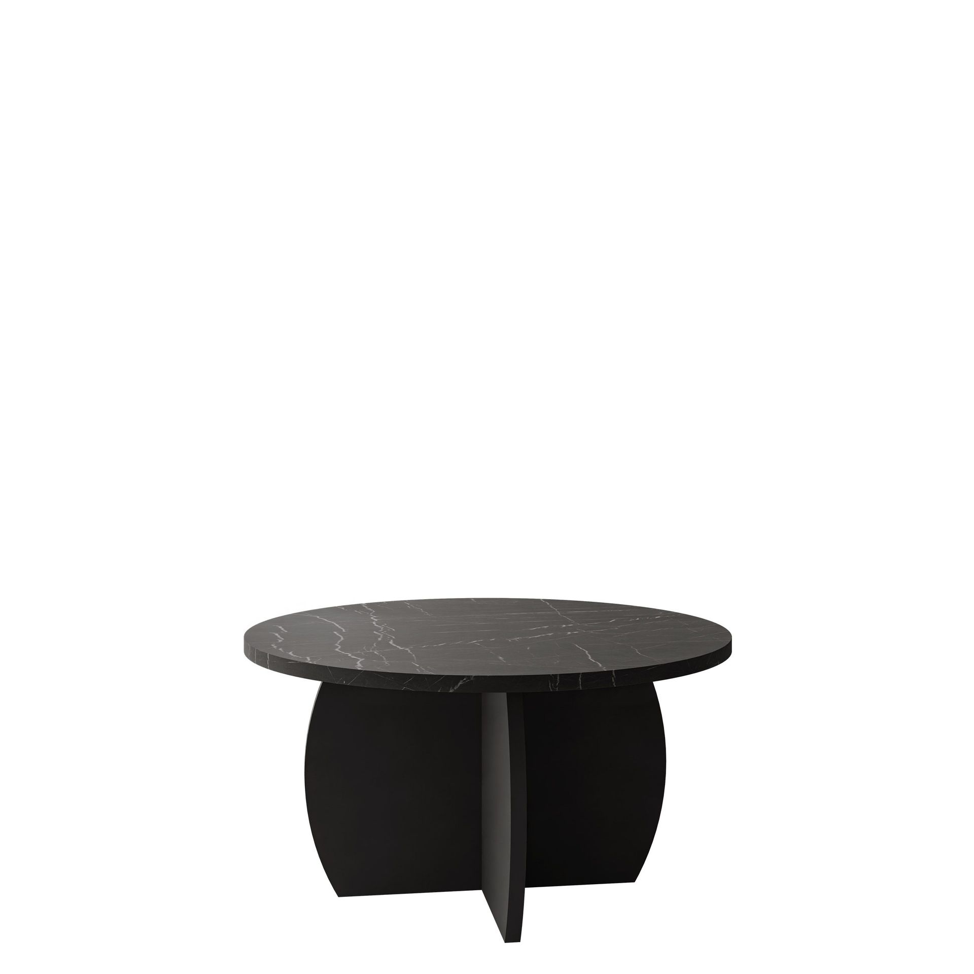 Neyloren Sofabord rundt 74 cm - svart