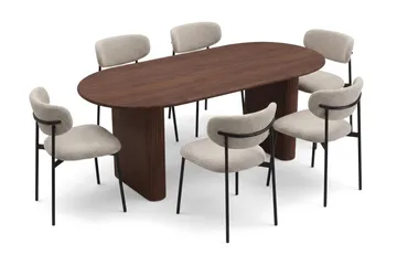 180 cm - Valnøtt