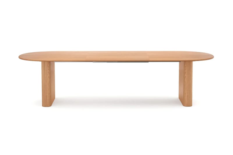 Noira spisegruppe 220–320 cm uttrekkbar i eik med 6 Ronja spisestoler - Sand/eik - Møbler - Bord - Spisegrupper